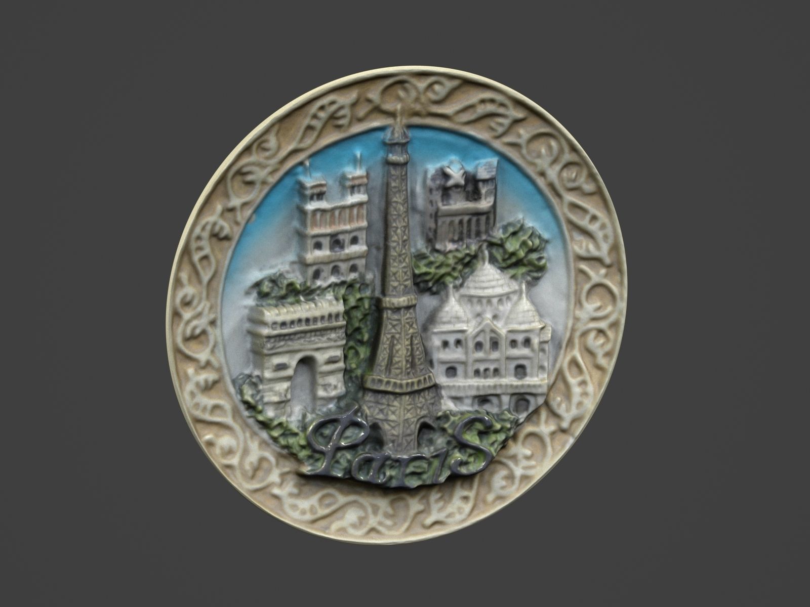 Paris Magnet Souvenir 2 3D print model_13