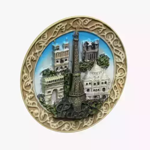 Paris Magnet Souvenir 2 3D print model