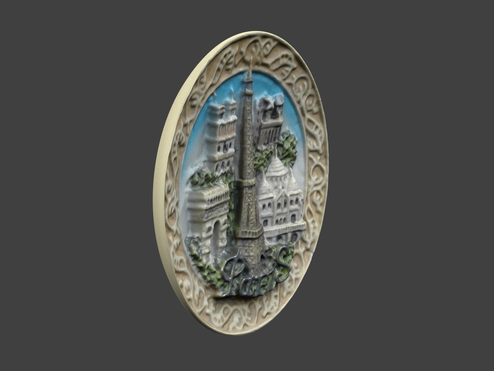 Paris Magnet Souvenir 2 3D print model_21
