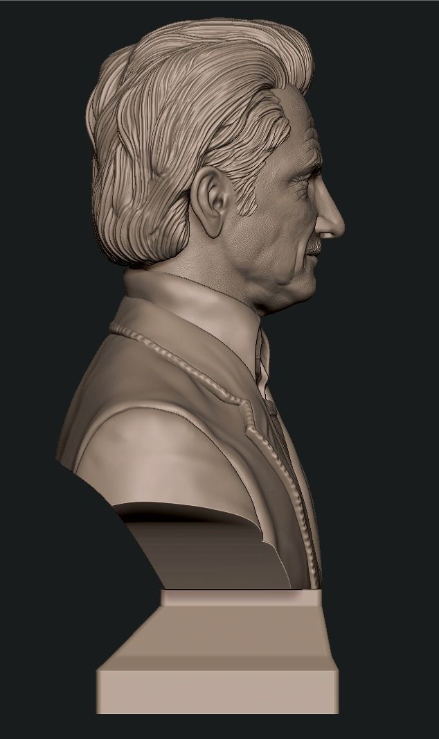 Sean Penn bust 3D print model_9
