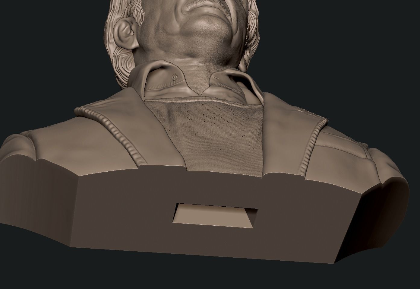 Sean Penn bust 3D print model_11