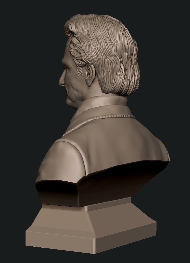 Sean Penn bust 3D print model_10
