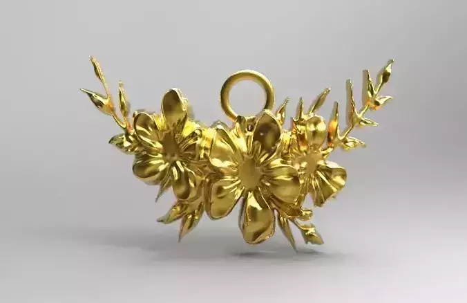Flower pendant