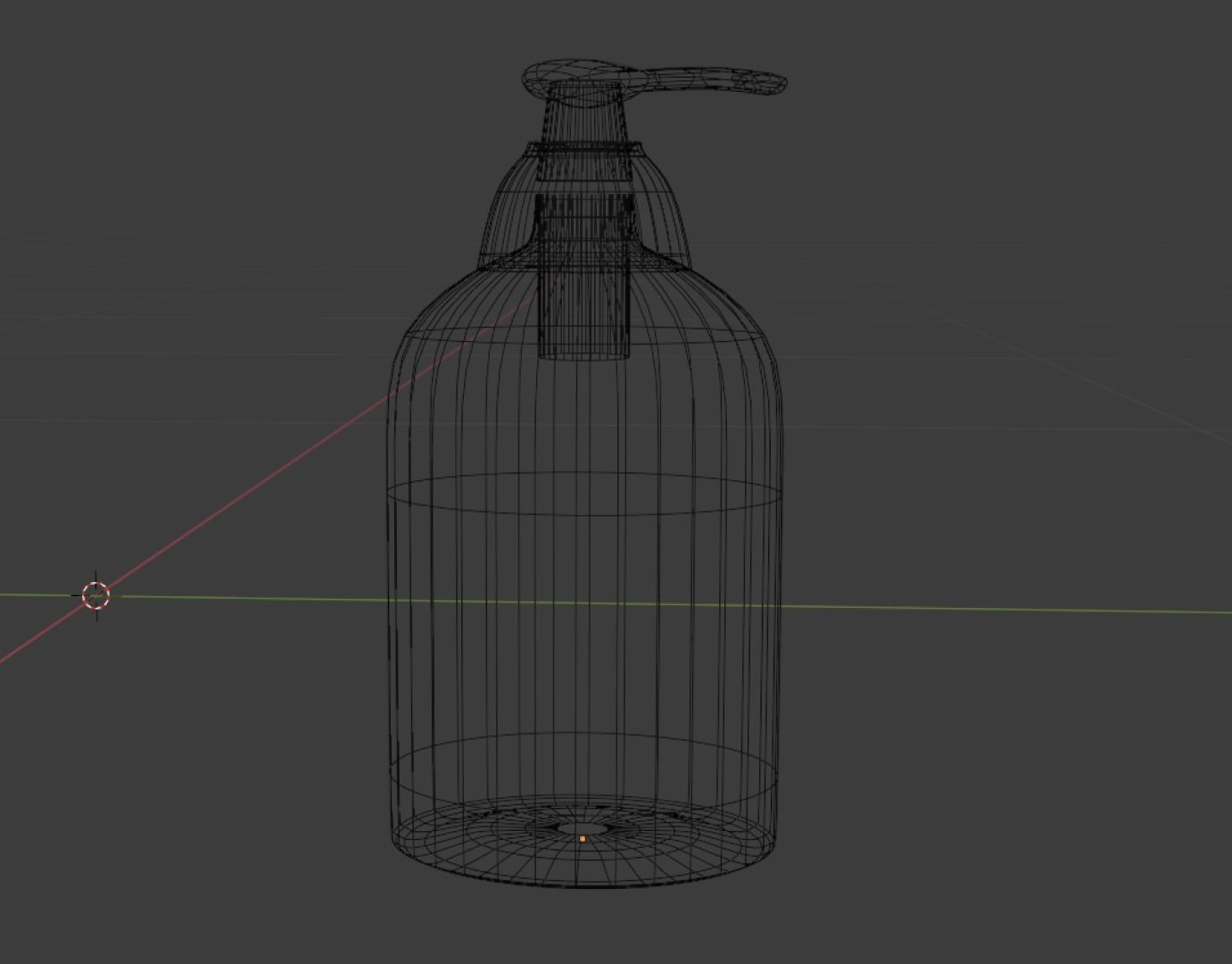 Cosmetic jars tubes mocap five pieces 3D model_3
