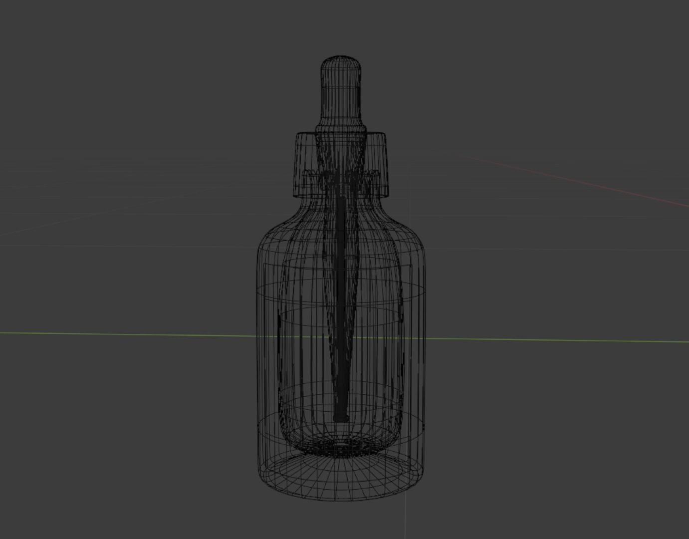 Cosmetic jars tubes mocap five pieces 3D model_6