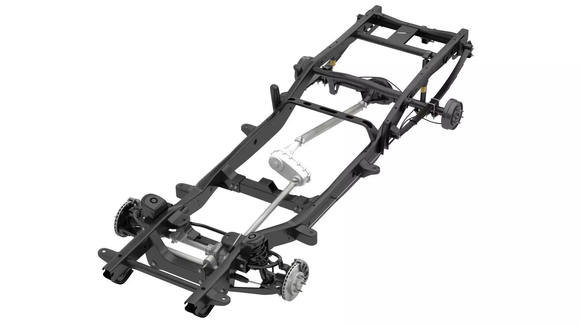 PICKUP TRUCK CHASSIS 4WD IFS 3D model_0
