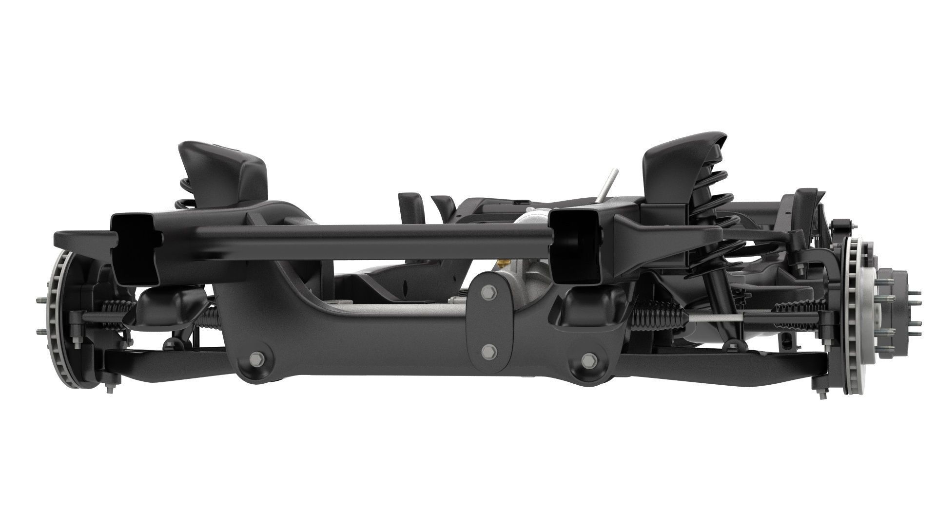 PICKUP TRUCK CHASSIS 4WD IFS 3D model_4