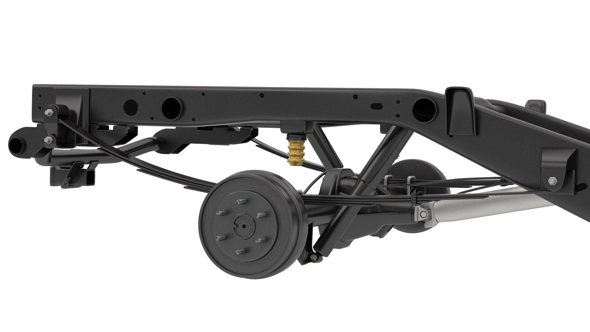 PICKUP TRUCK CHASSIS 4WD IFS 3D model_7