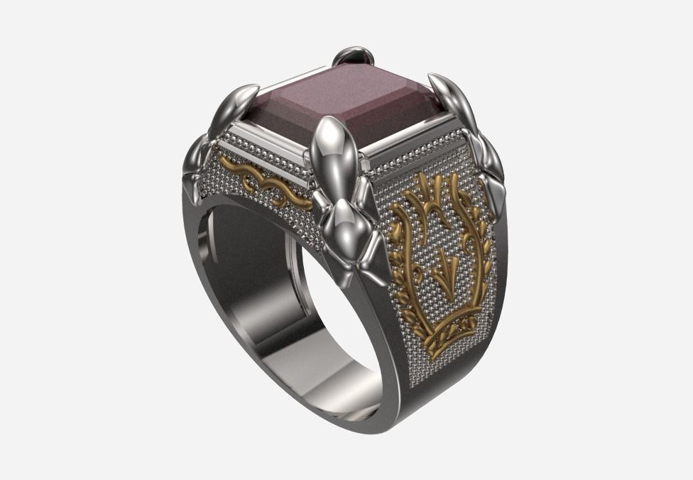 MENS RING  3D print model_1
