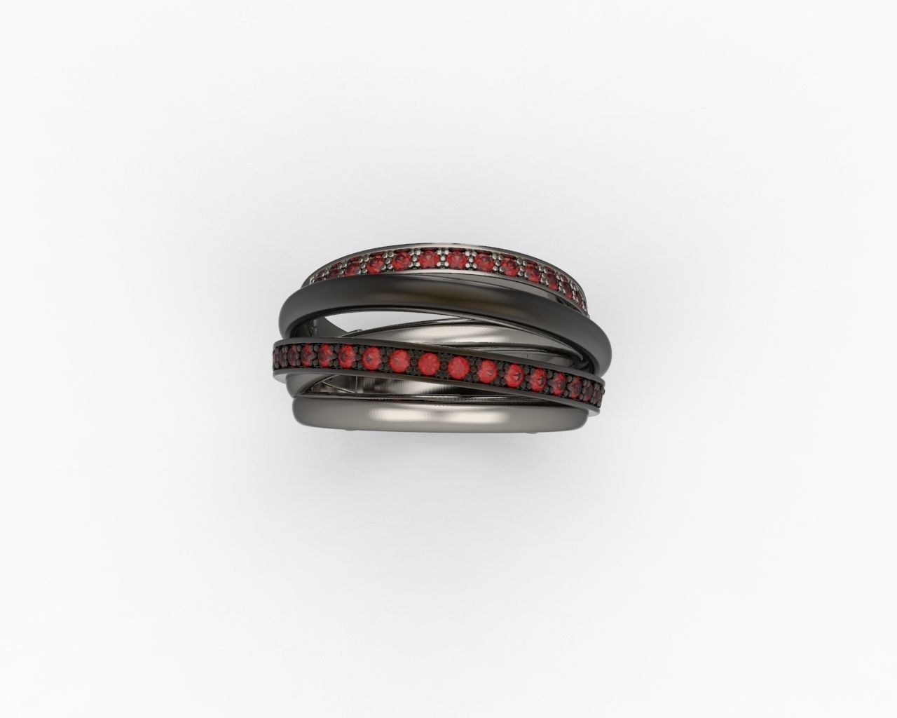 Diamond Allegra Ring 3D print model_8