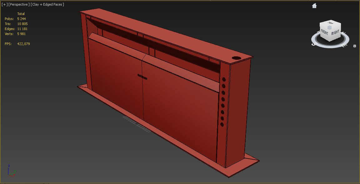 Gaggenau AL400191 table ventilation from 400 series  3D model_13