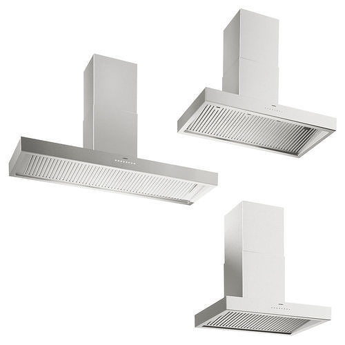 Gaggenau AW442120 AW442160 and AW442190 hood set 3D model