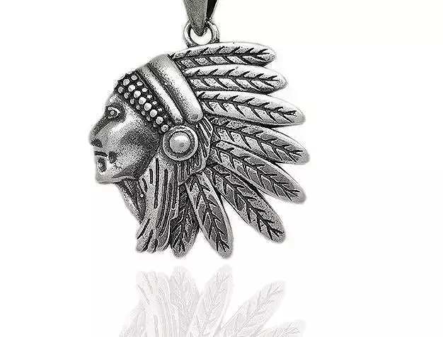 Indian Pendant 3D print model