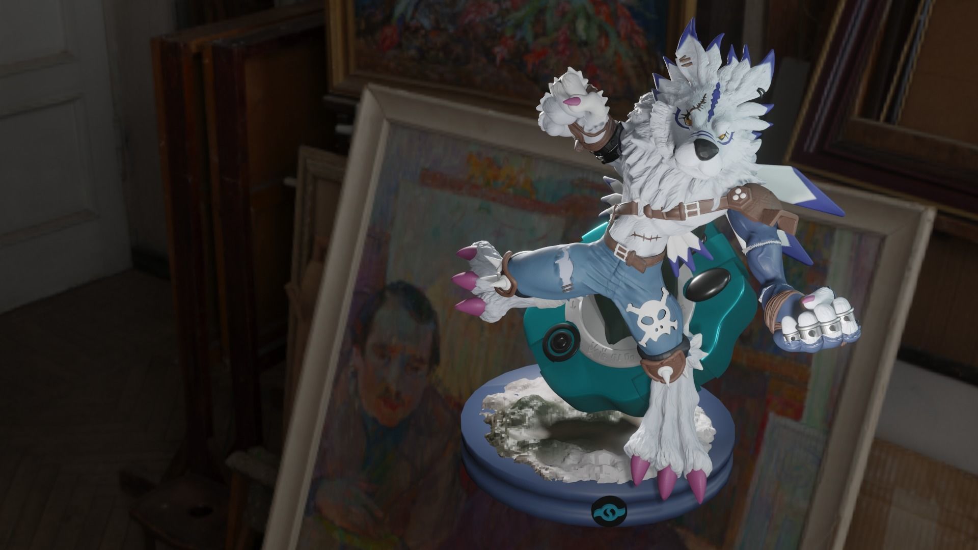 Digimon Weregarurumon to 3D print 3D print model_6