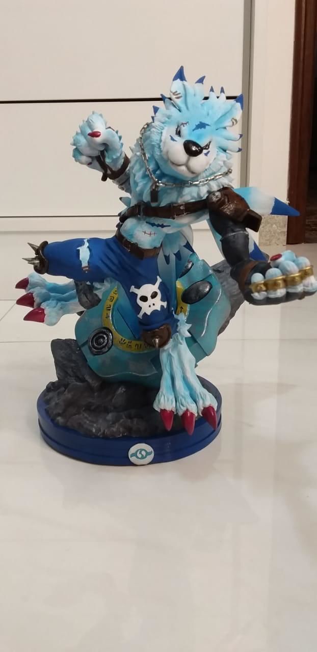 Digimon Weregarurumon to 3D print 3D print model_3