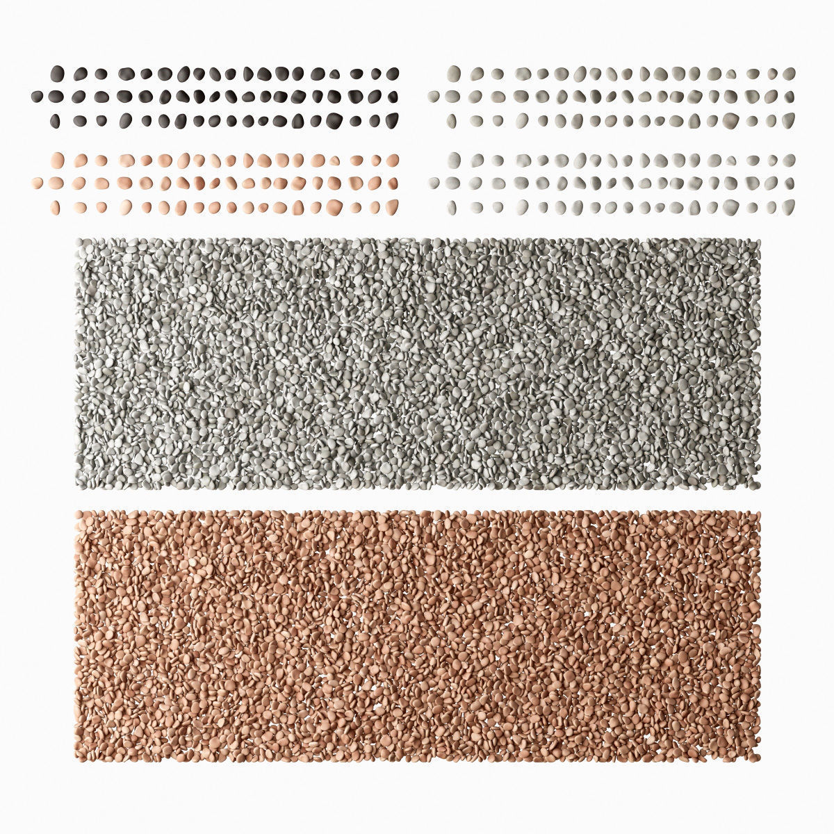 Pebble river low n11 3D model_4