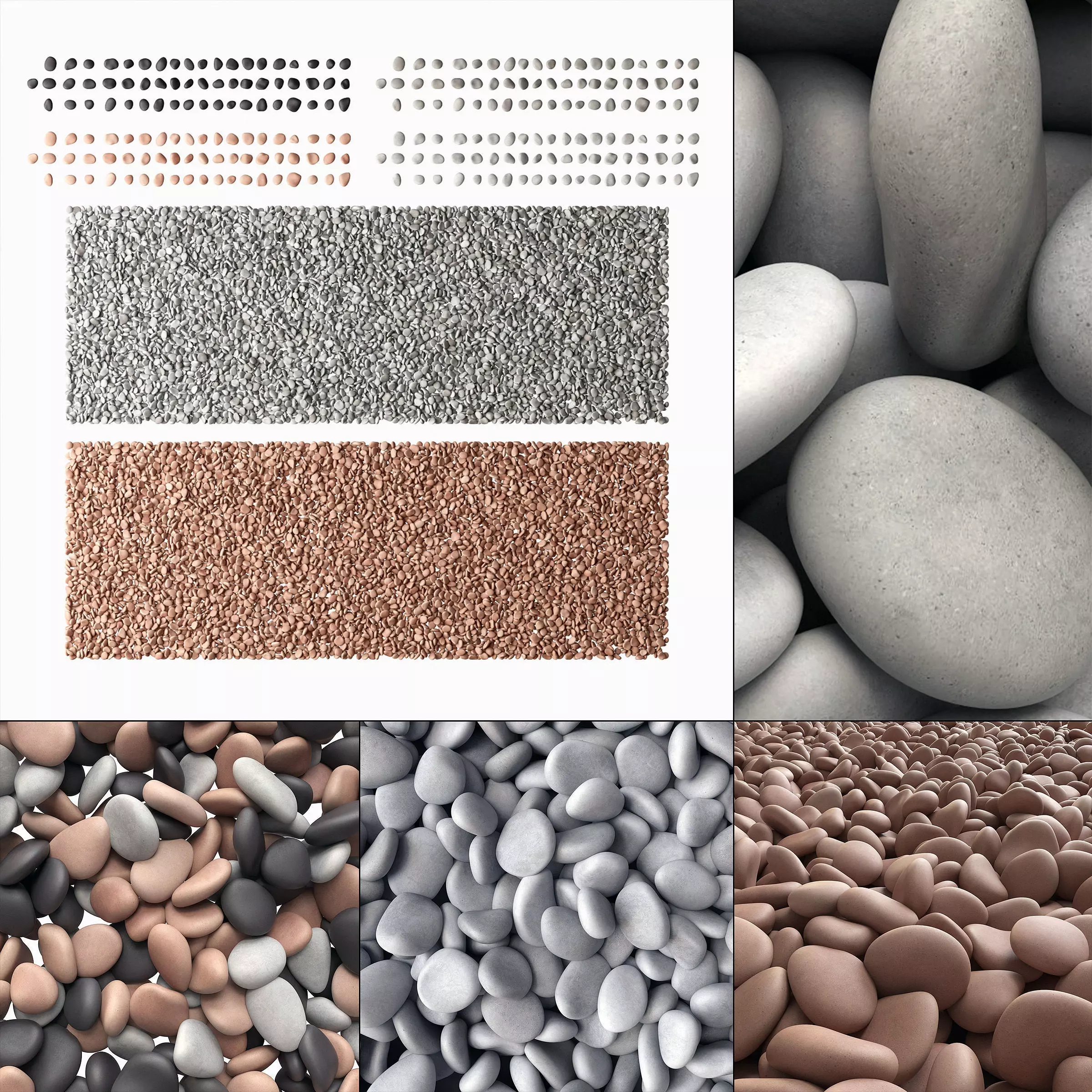 Pebble river low n11 3D model_0