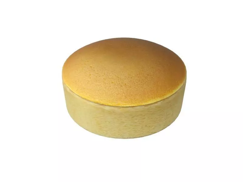 Cheesecake round cake Low-poly 3D model