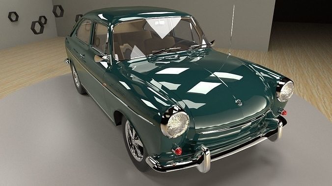 Volkswagen Type 3 fastback 1963 3D model