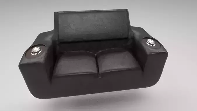 Luxury Double Sofa Chair 3D model