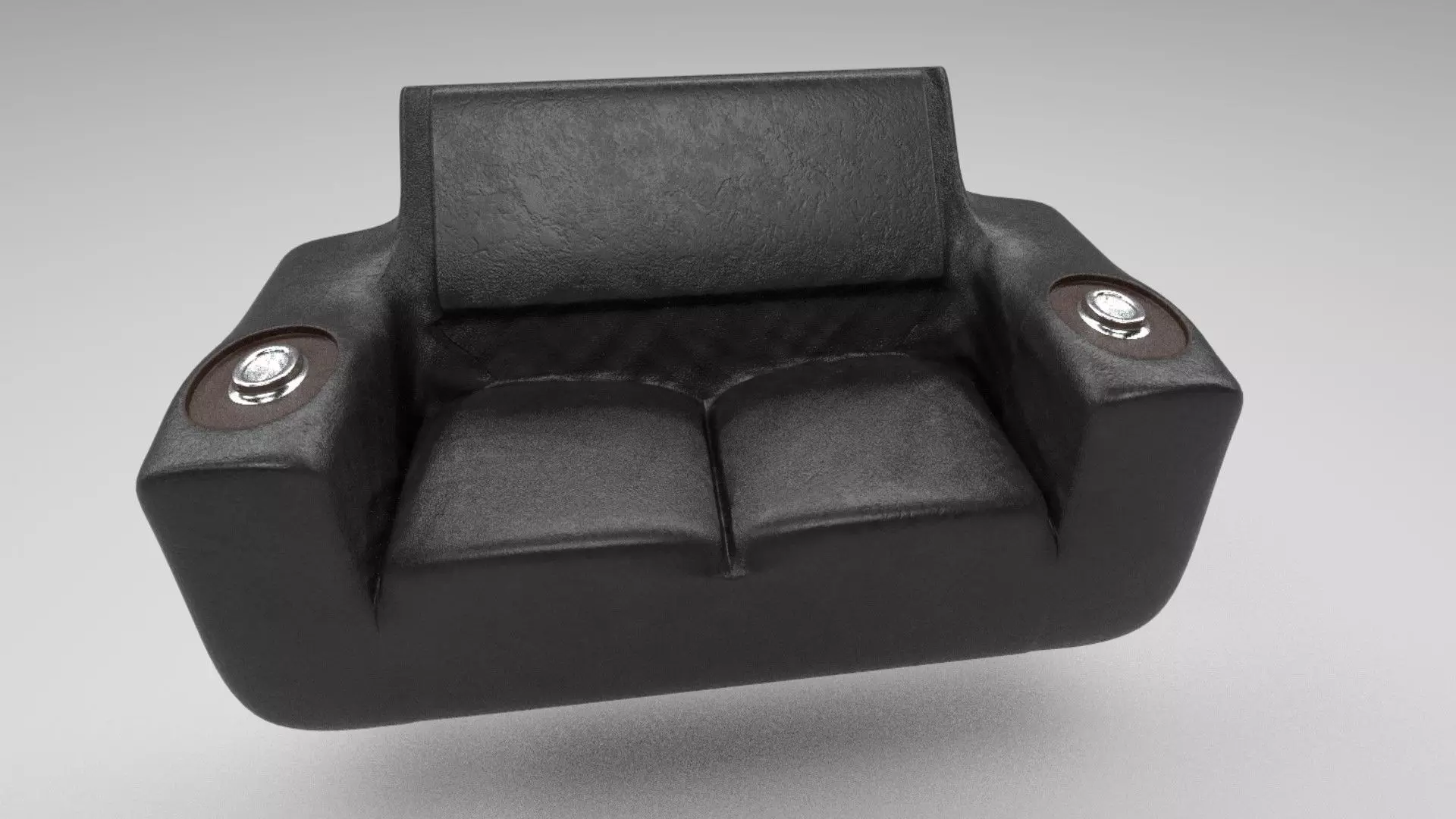 Luxury Double Sofa Chair 3D model_0