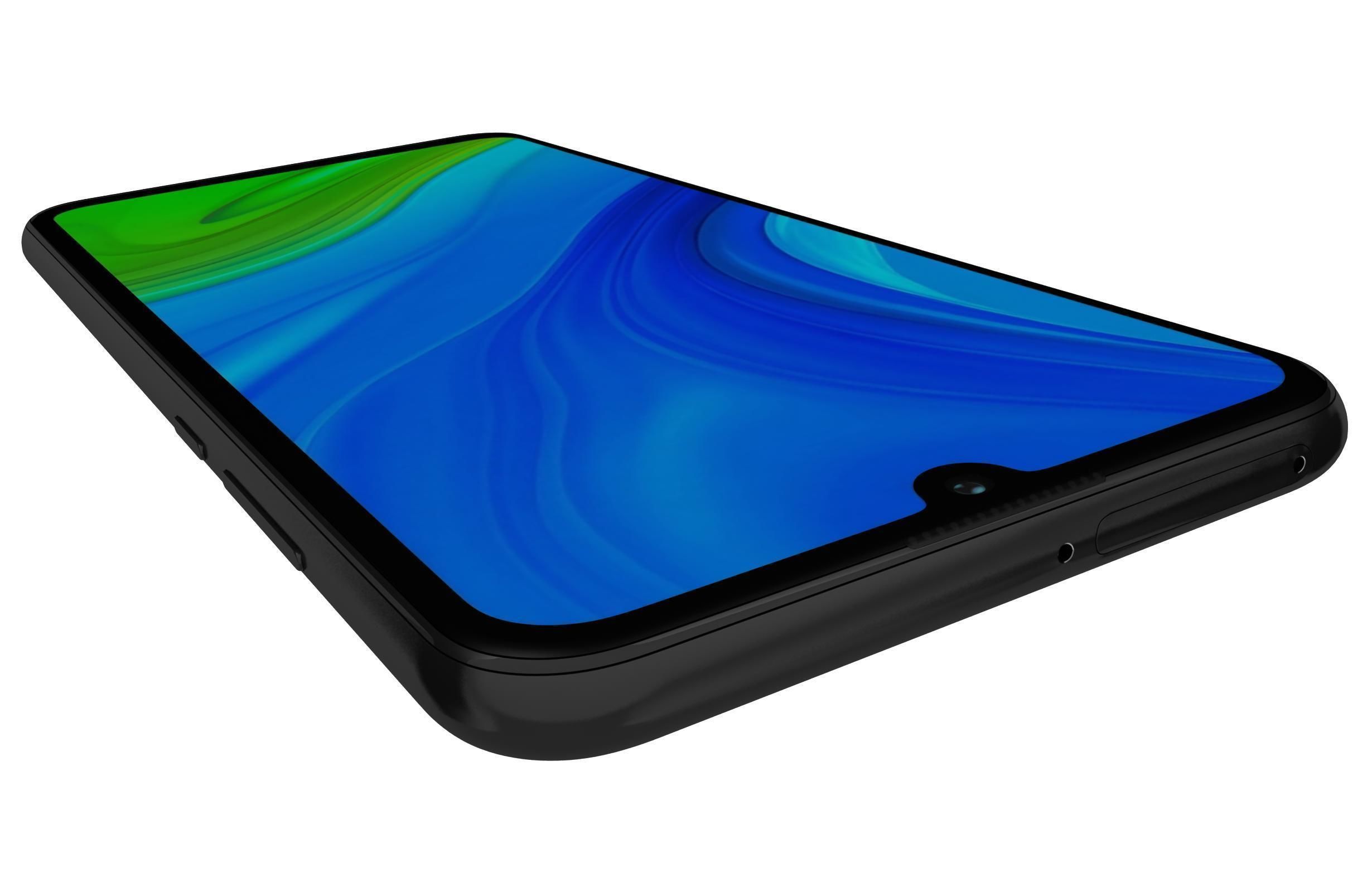 Huawei P smart 2020 Midnight Black 3D model_13