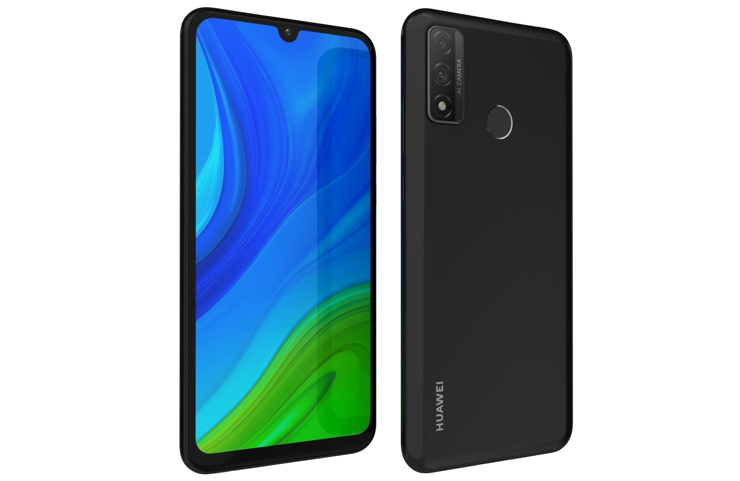 Huawei P smart 2020 Midnight Black 3D model_10