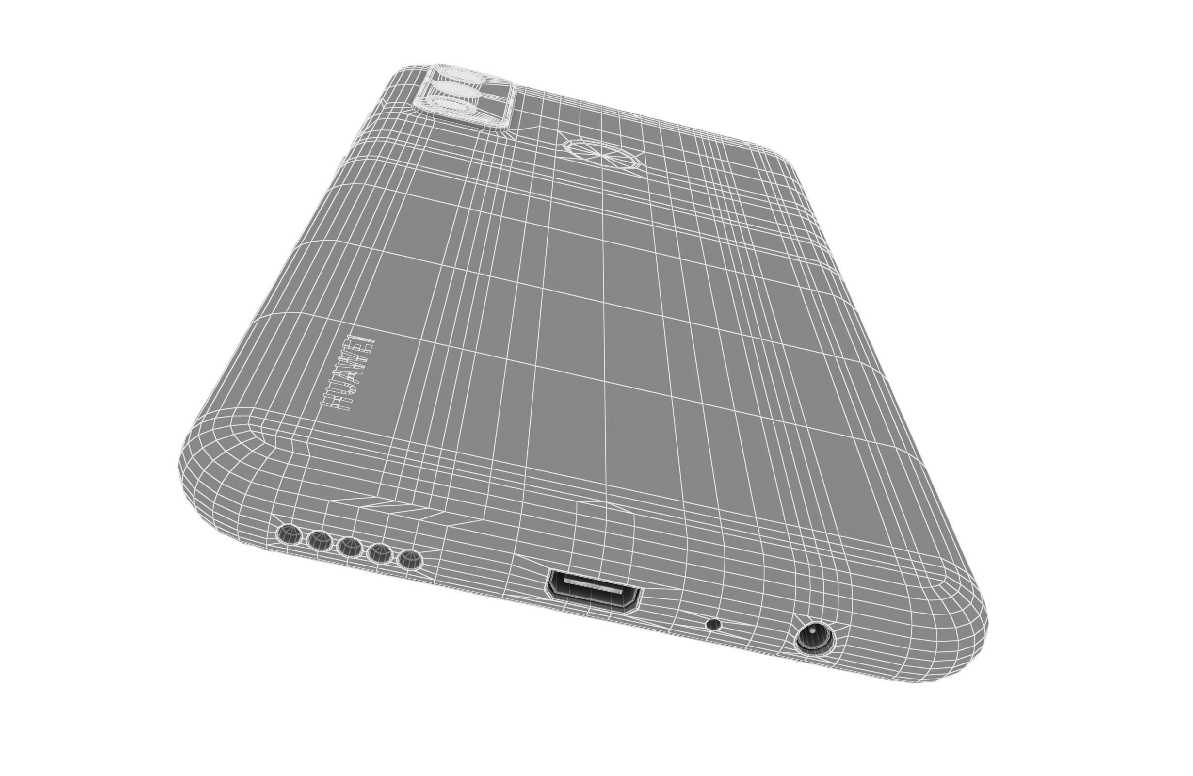 Huawei P smart 2020 Midnight Black 3D model_21