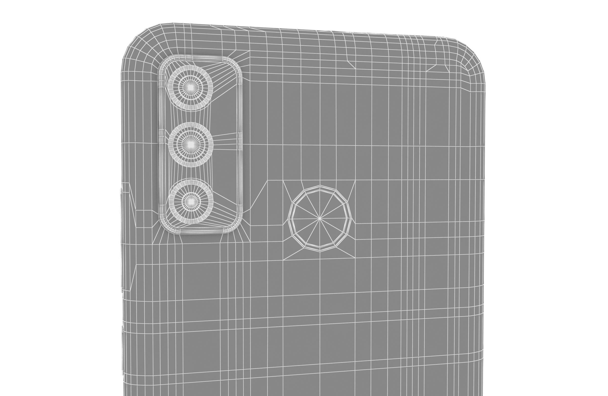 Huawei P smart 2020 Midnight Black 3D model_20