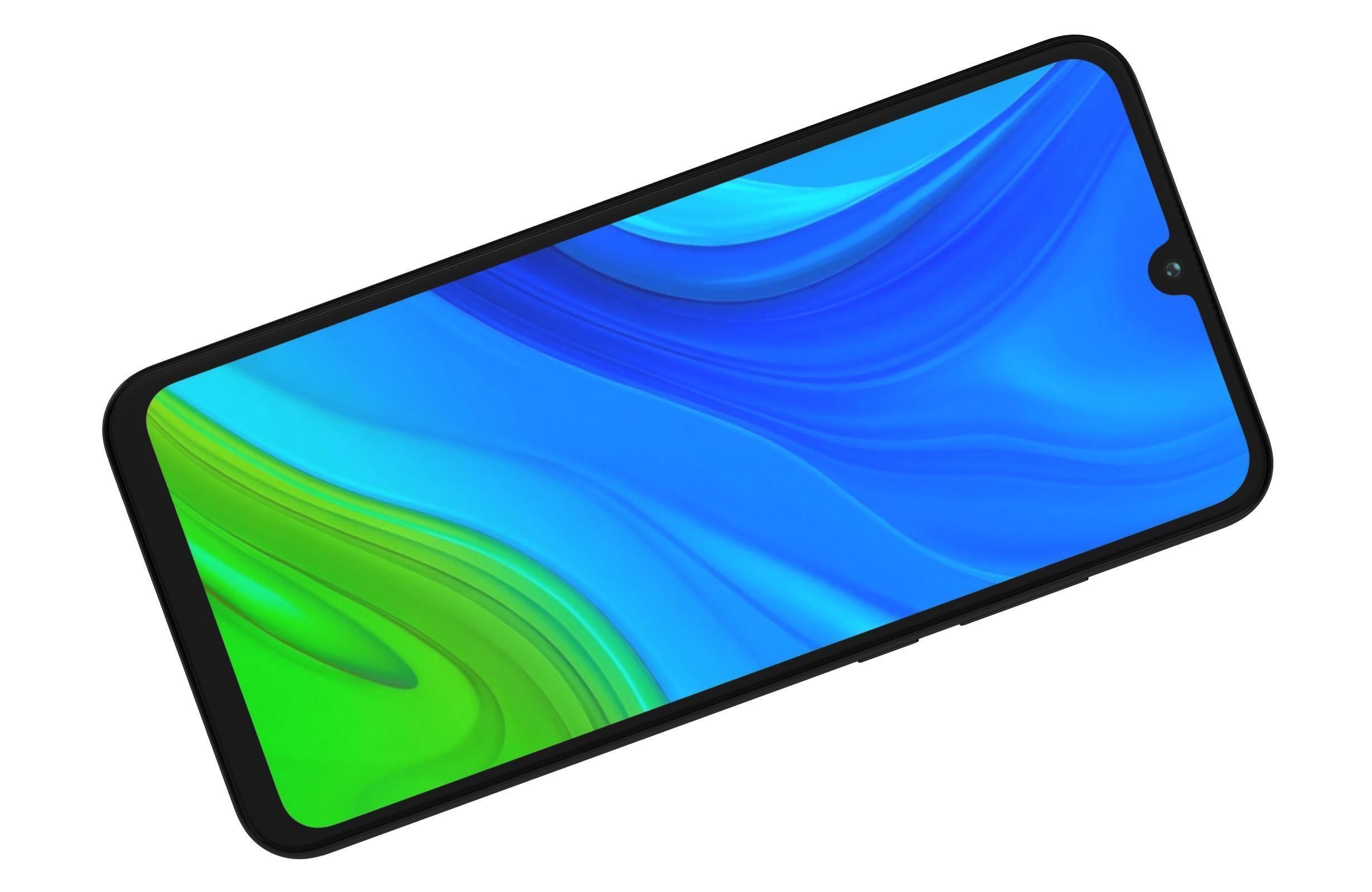 Huawei P smart 2020 Midnight Black 3D model_8