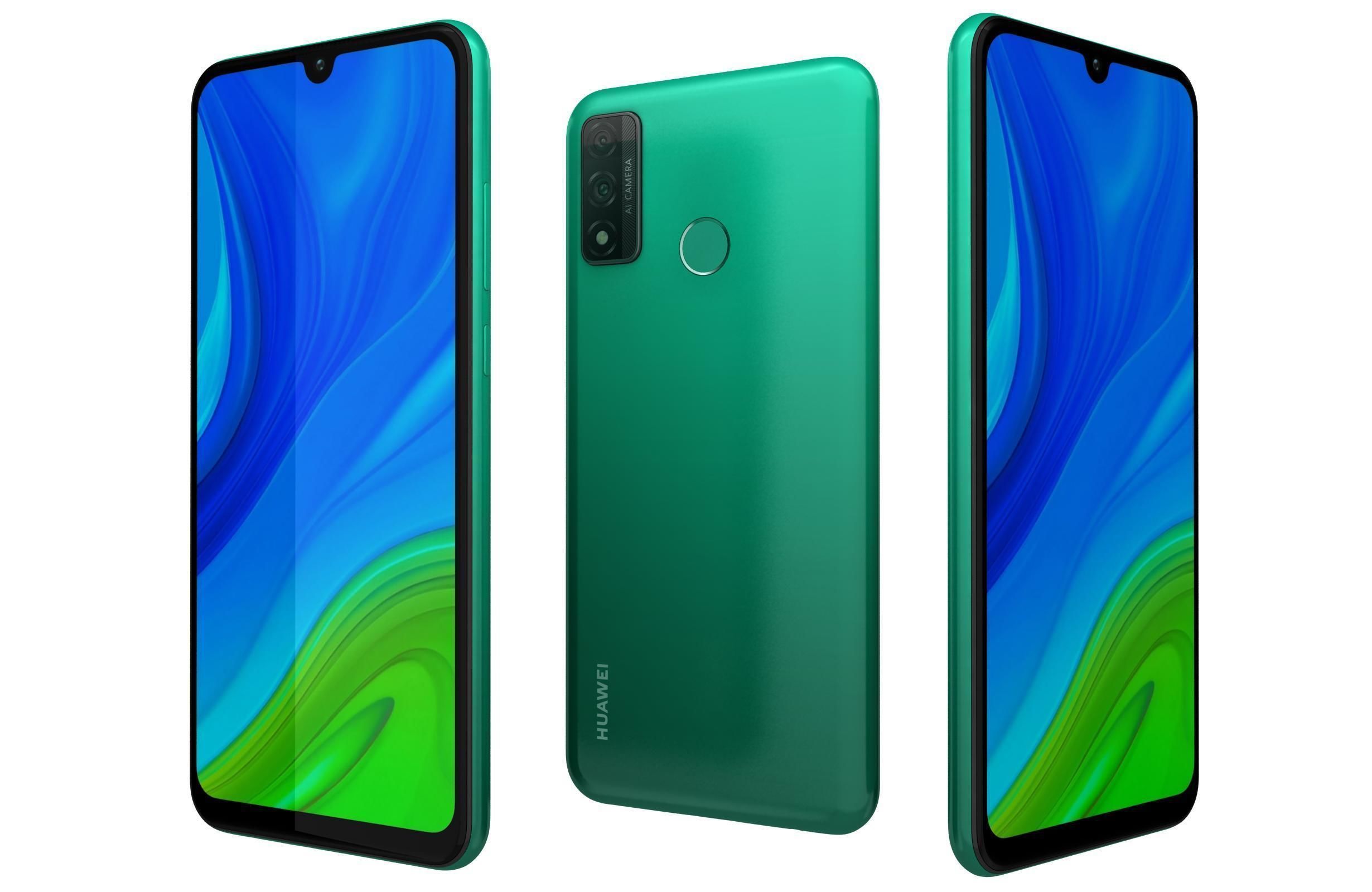 Huawei P smart 2020 All Colors 3D model_1