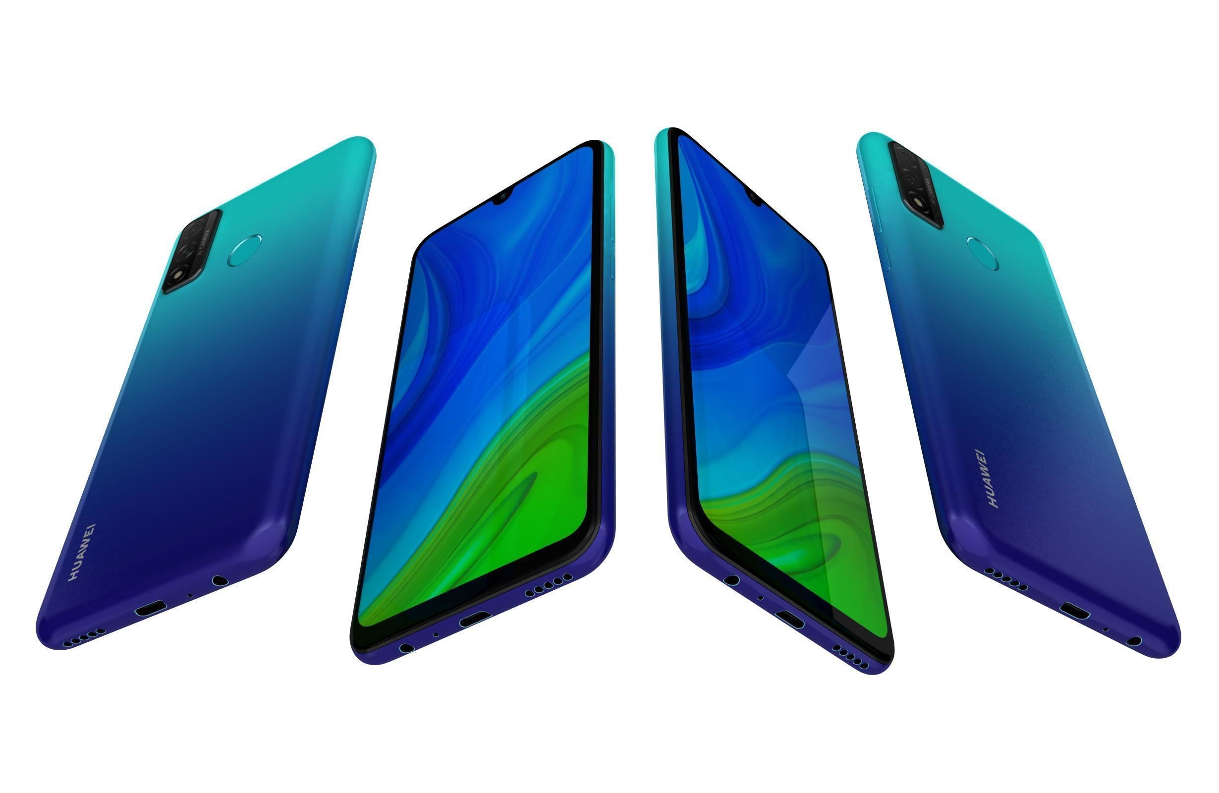 Huawei P smart 2020 All Colors 3D model_19