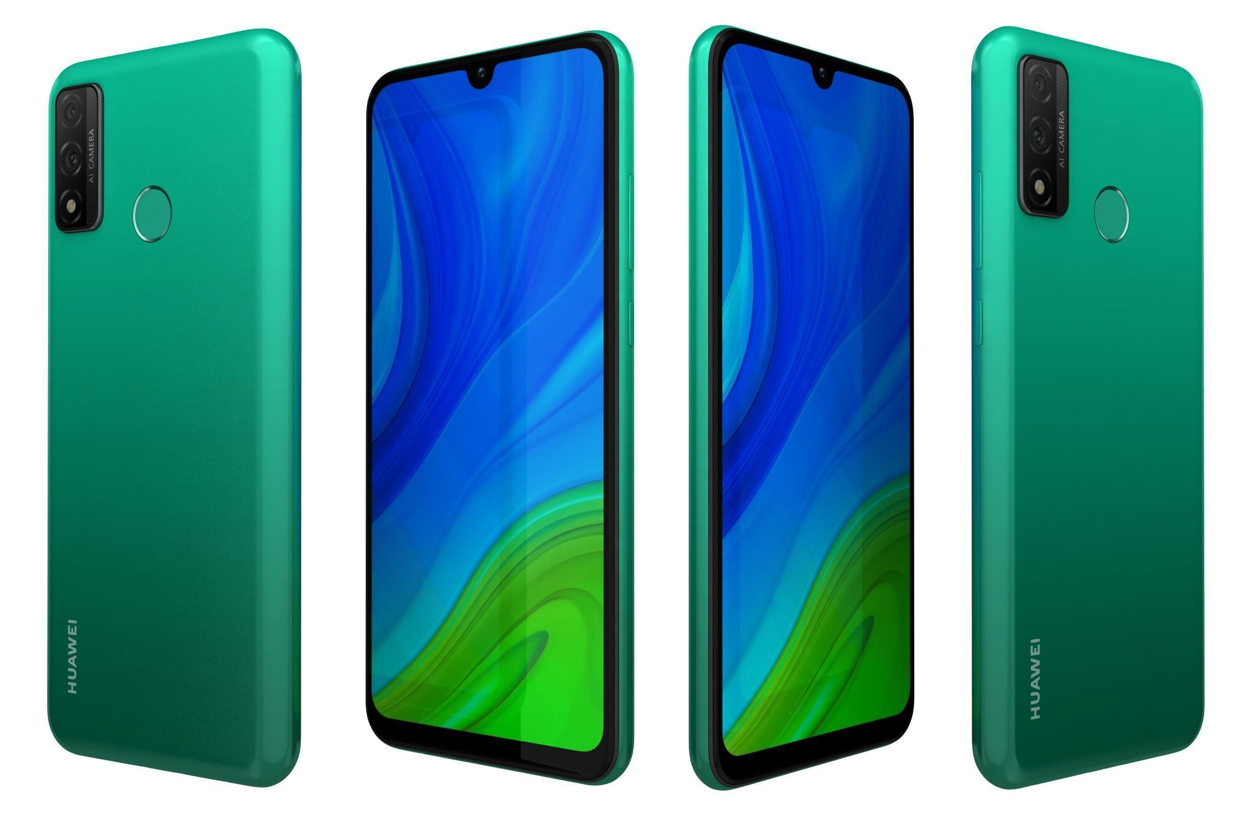 Huawei P smart 2020 All Colors 3D model_4