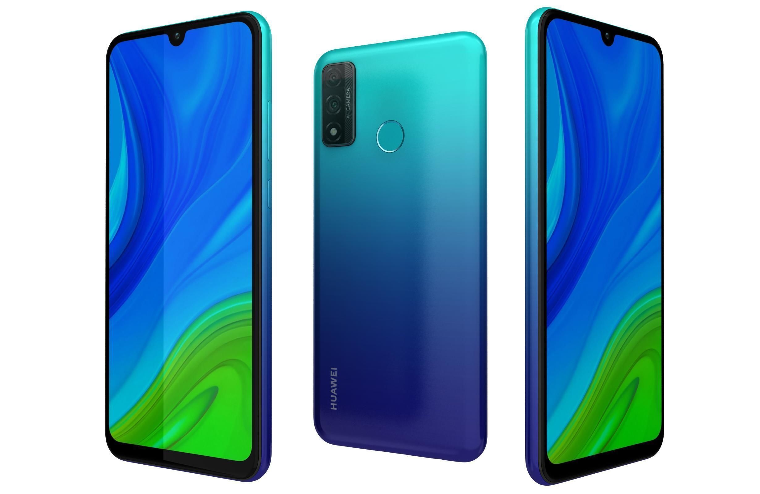 Huawei P smart 2020 All Colors 3D model_17
