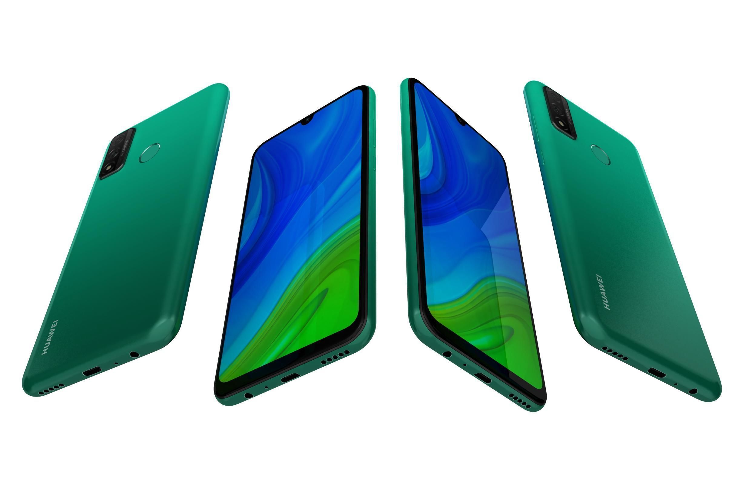 Huawei P smart 2020 All Colors 3D model_3