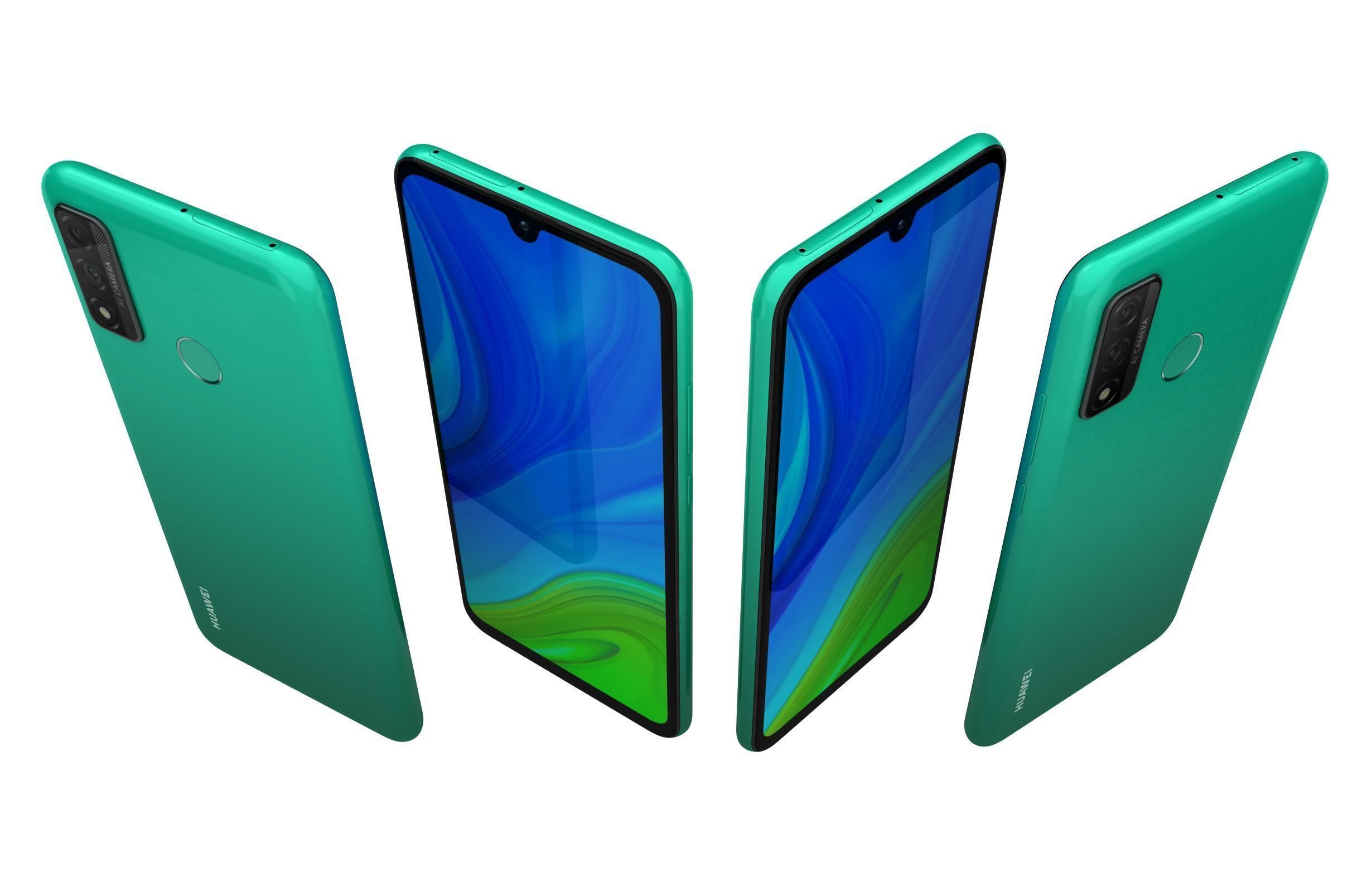 Huawei P smart 2020 All Colors 3D model_13