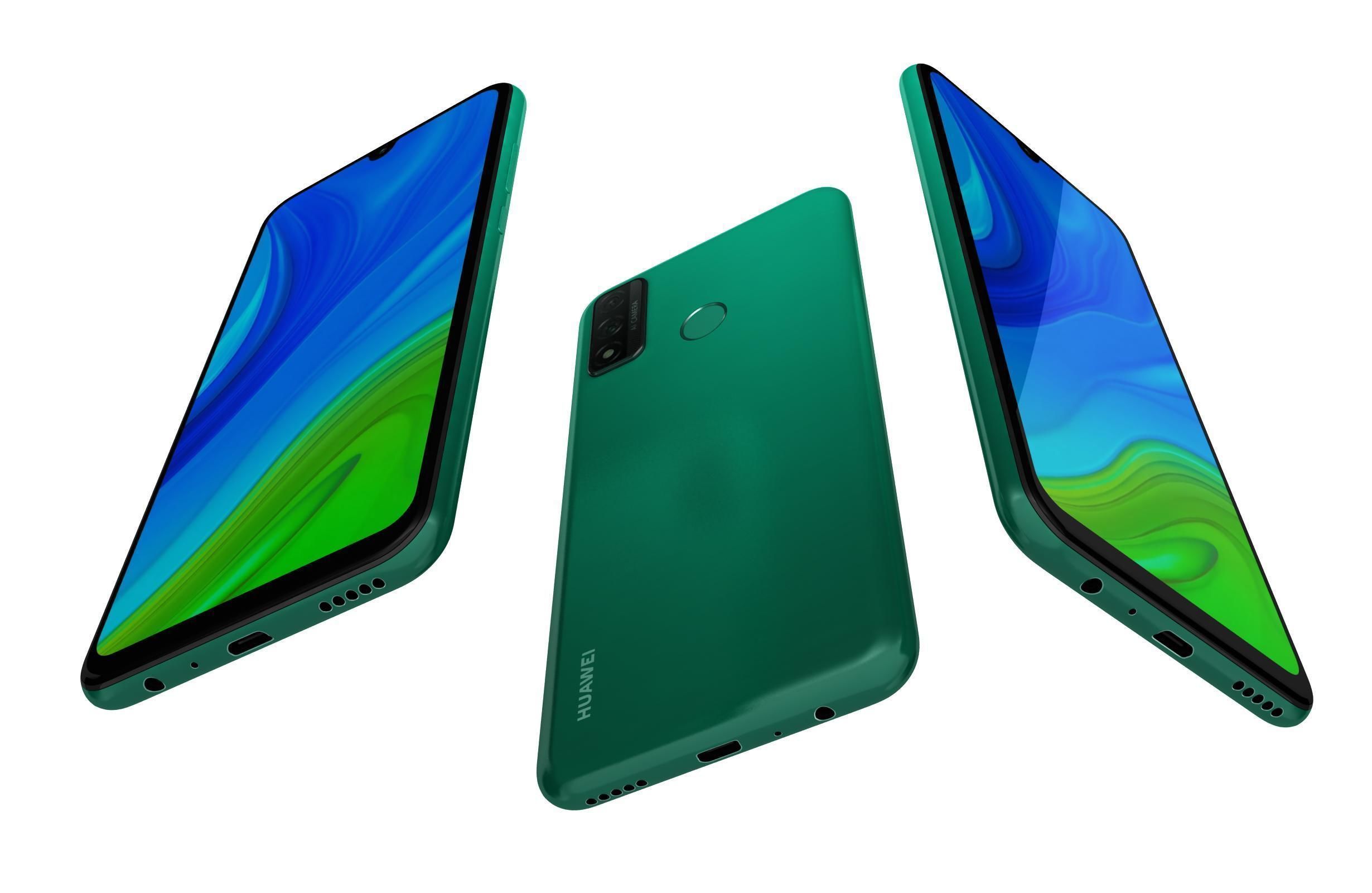 Huawei P smart 2020 All Colors 3D model_2