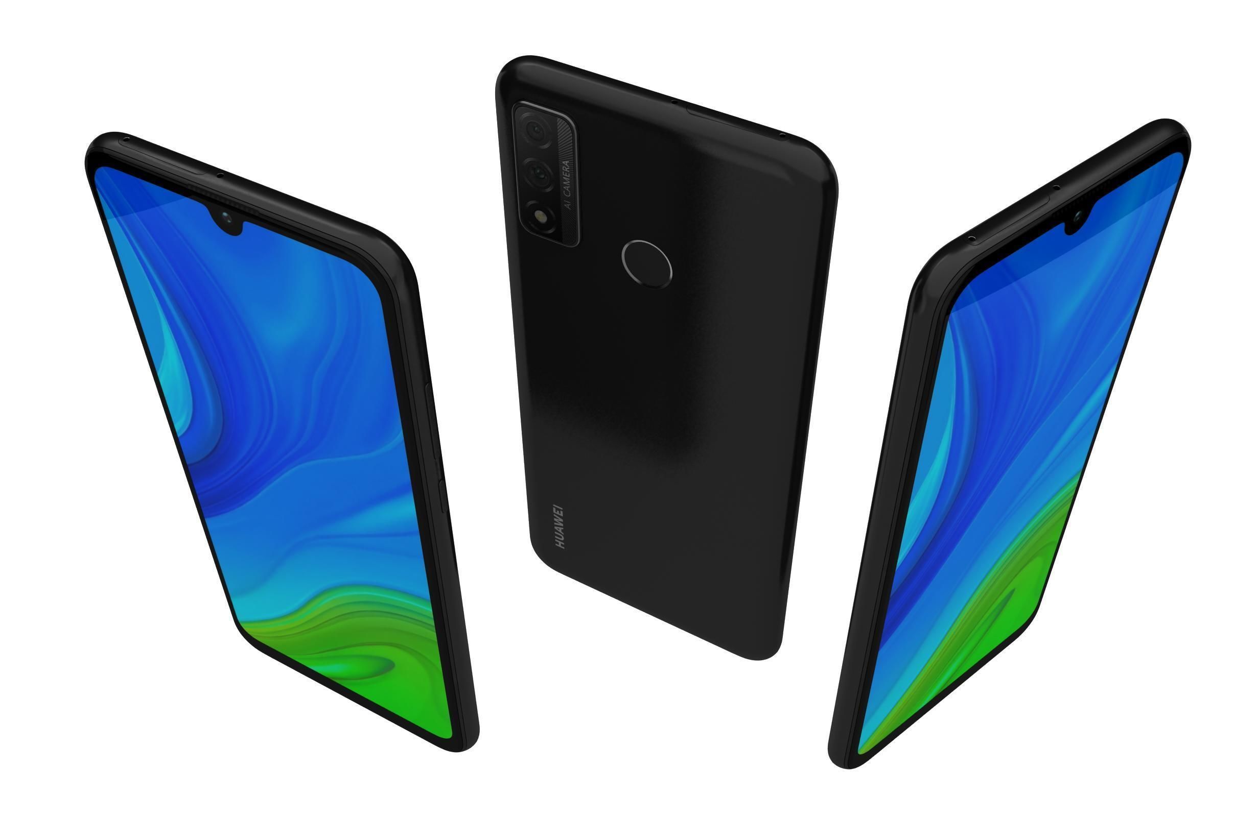 Huawei P smart 2020 All Colors 3D model_9