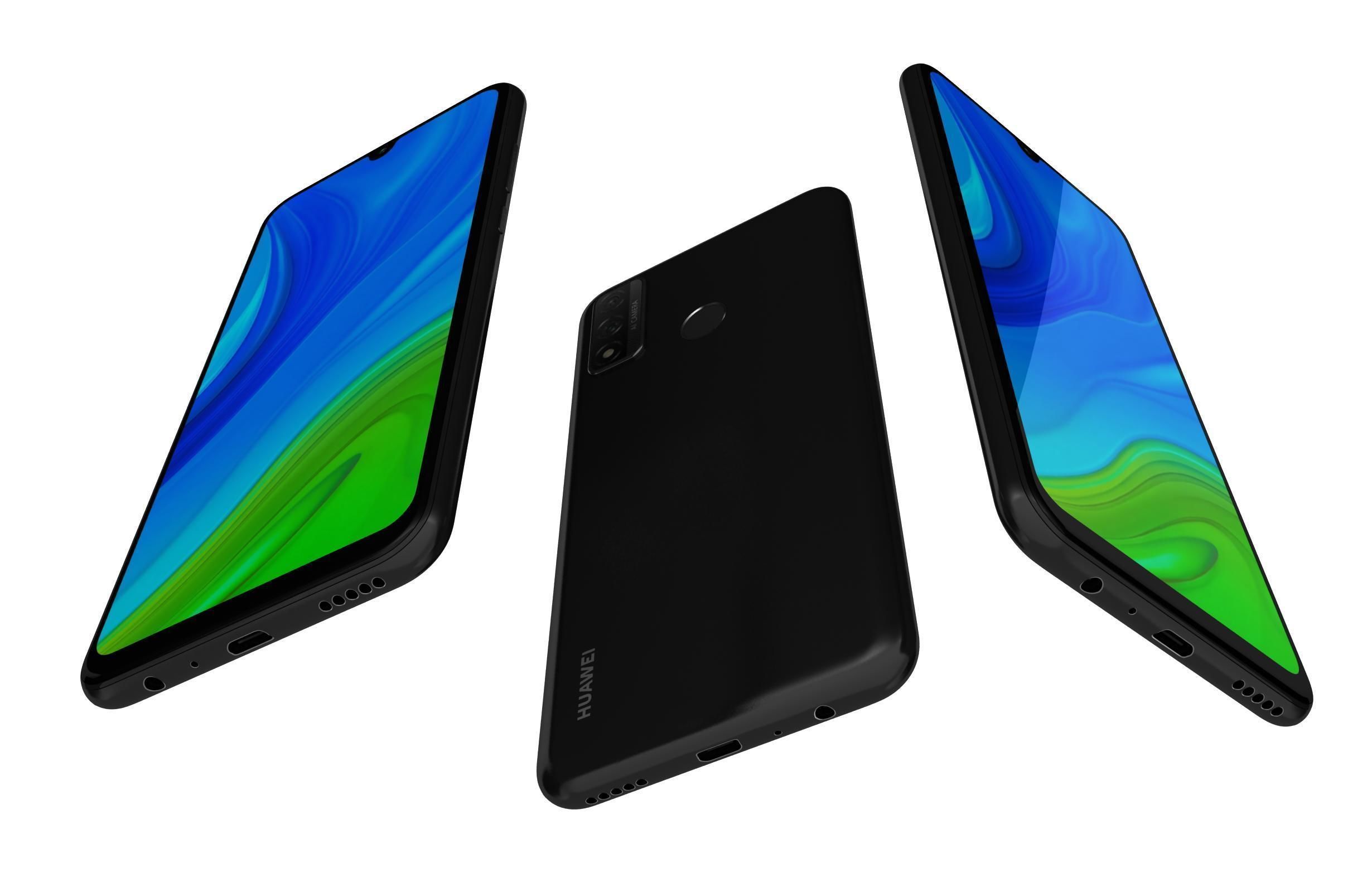 Huawei P smart 2020 All Colors 3D model_8
