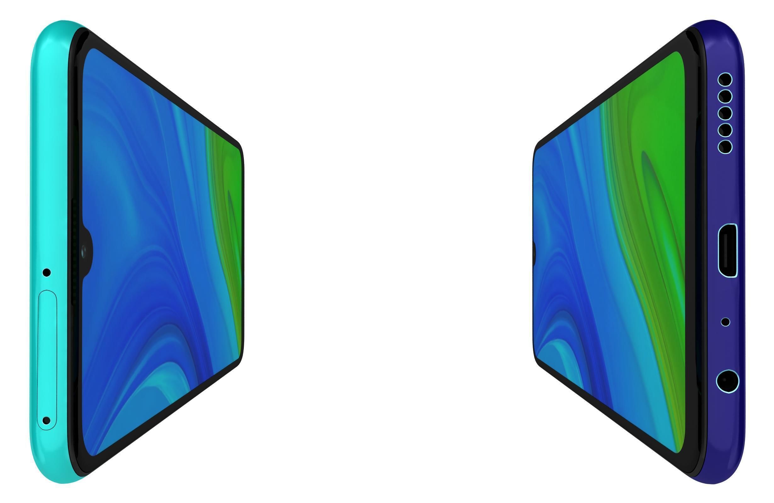 Huawei P smart 2020 All Colors 3D model_25