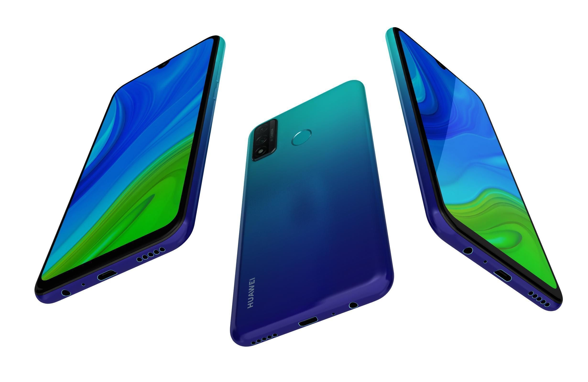 Huawei P smart 2020 All Colors 3D model_23