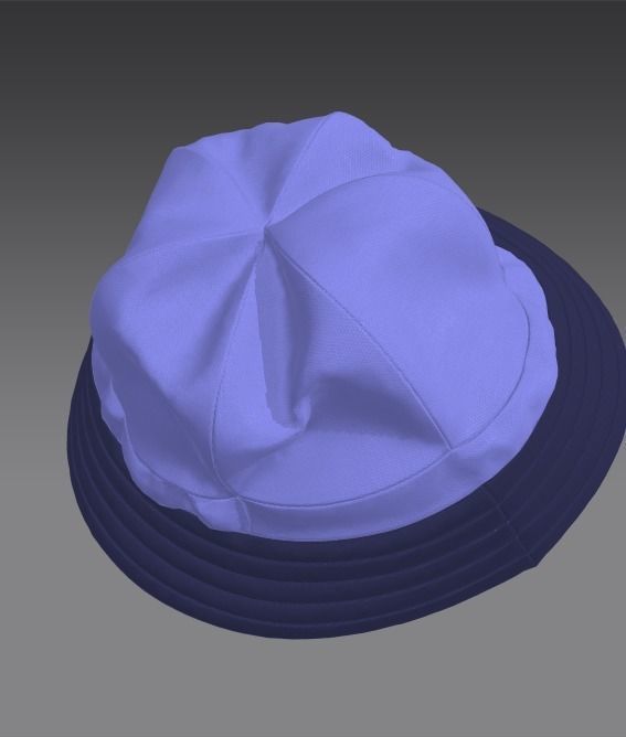 BUCKET HAT 3D model_2