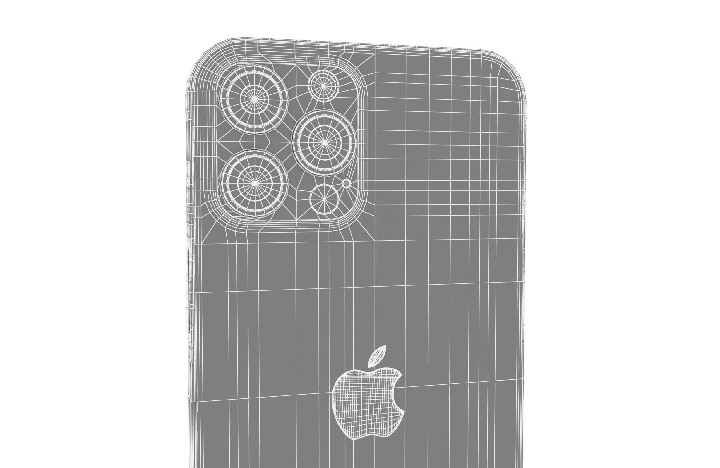 Apple iPhone 12 Pro Max Pacific Blue 3D model_20