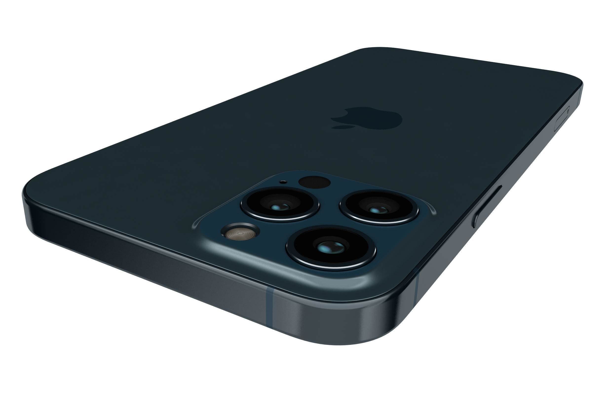 Apple iPhone 12 Pro Max Pacific Blue 3D model_15