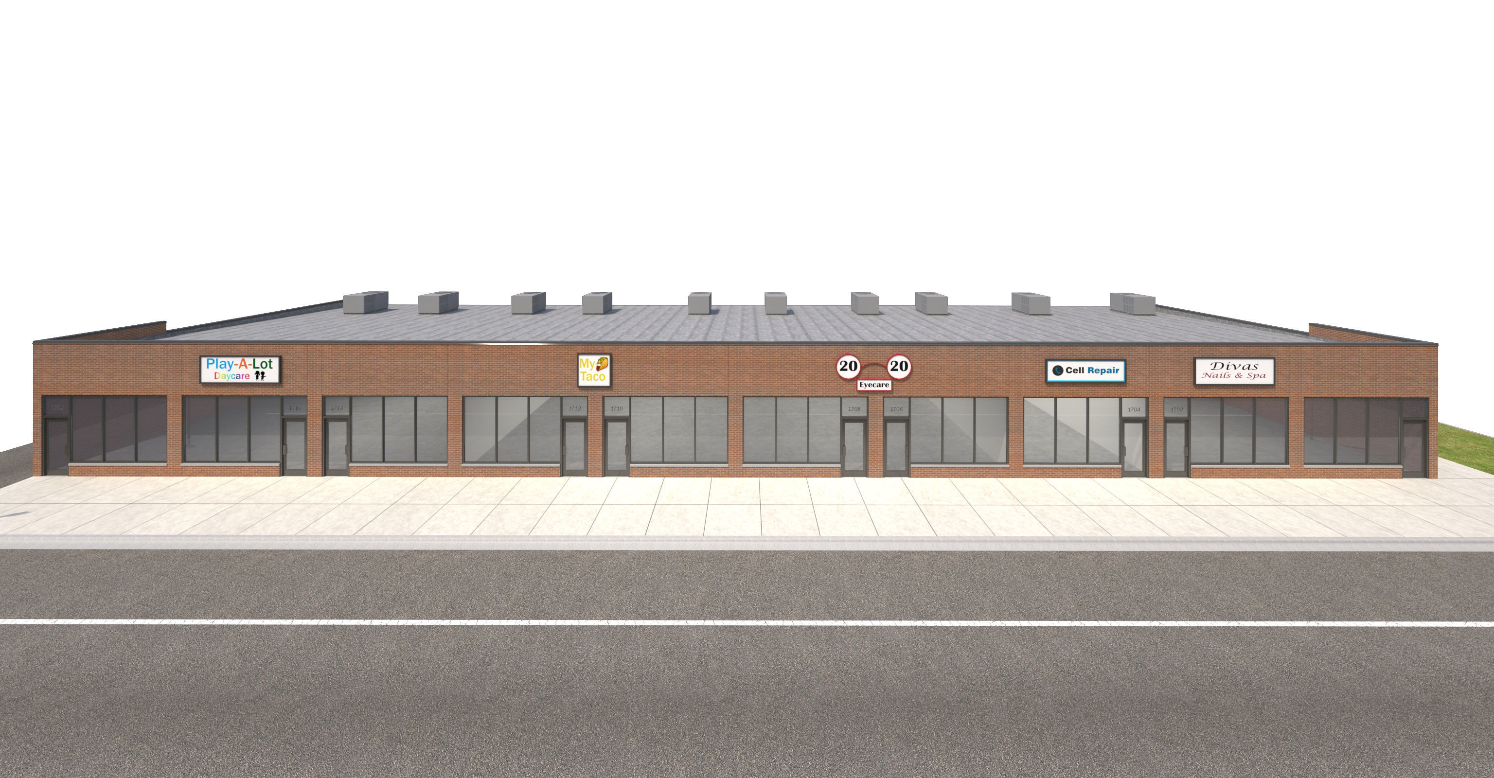 Retail-071 Retail Store 3D model_6