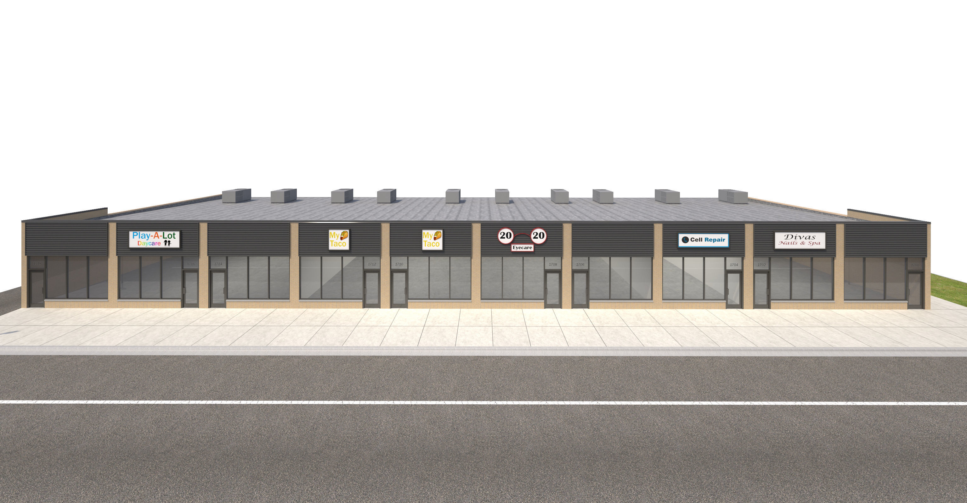 Retail-072 Retail Store 3D model_6