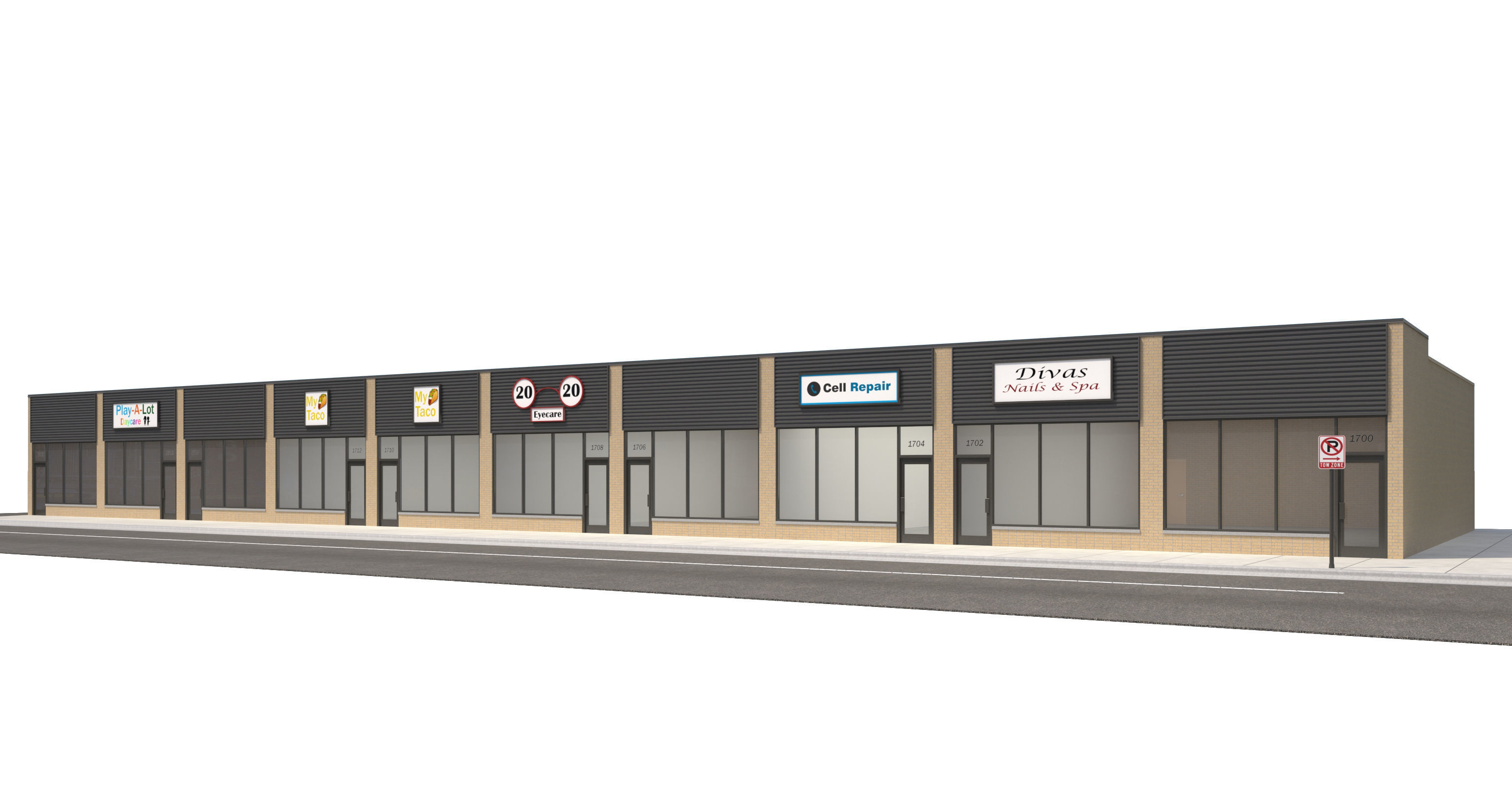 Retail-072 Retail Store 3D model_2