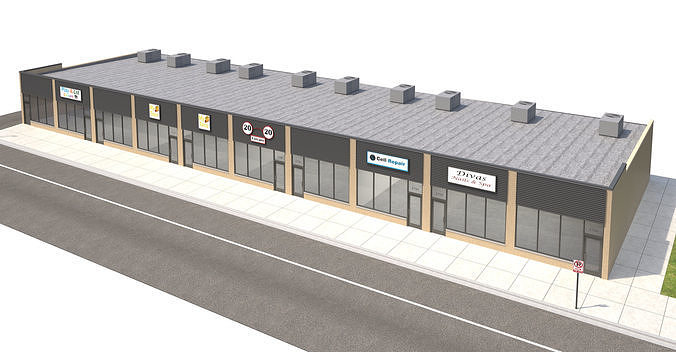 Retail-072 Retail Store 3D model