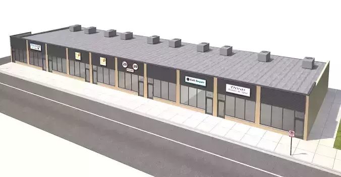 Retail-072 Retail Store 3D model