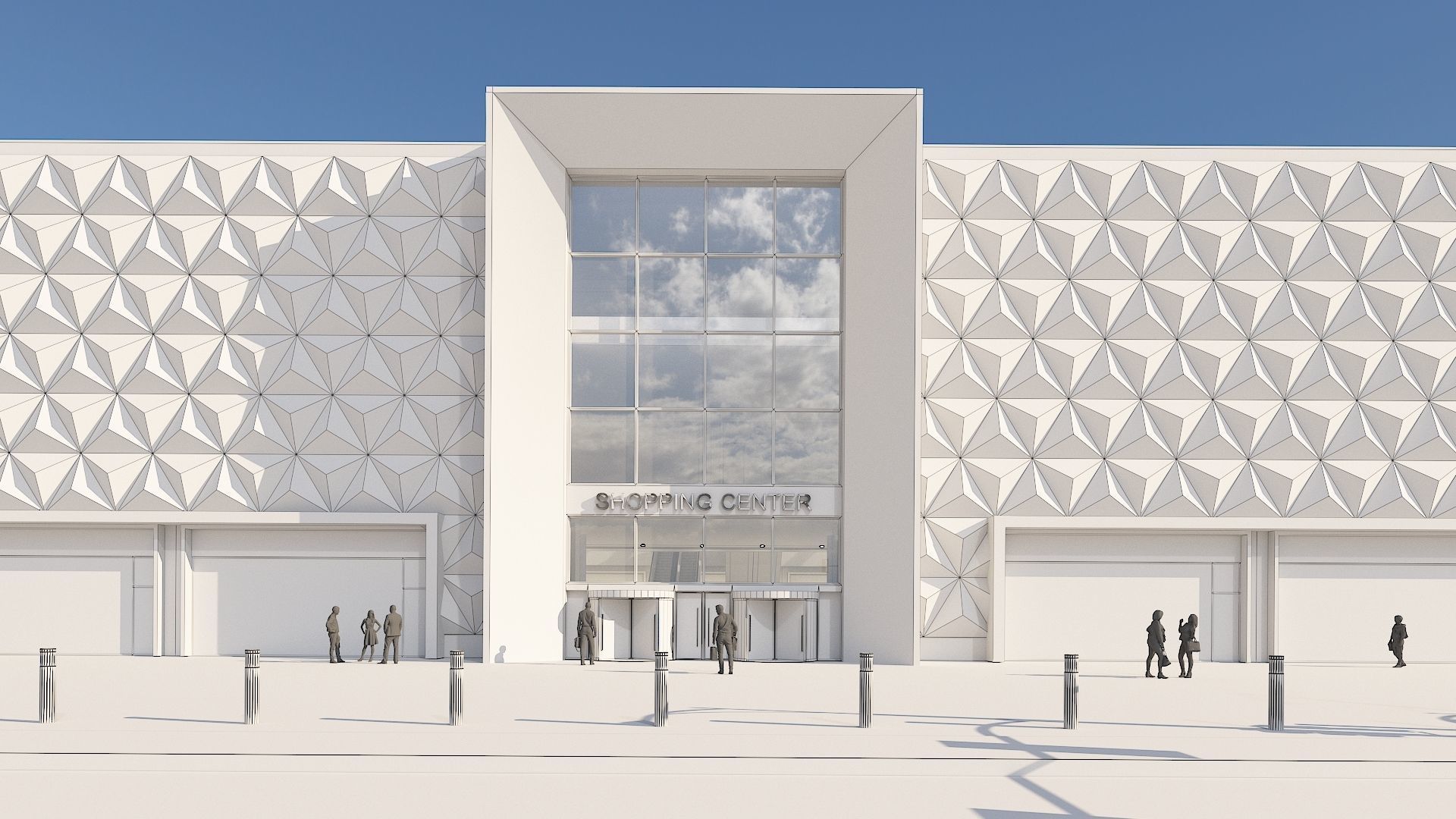 Shopping Centre 3 - Interior and Exterior 3D model_17